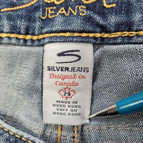 Silver Aiko Distressed Bootcut Jeans size 29 - Picture 14 of 16